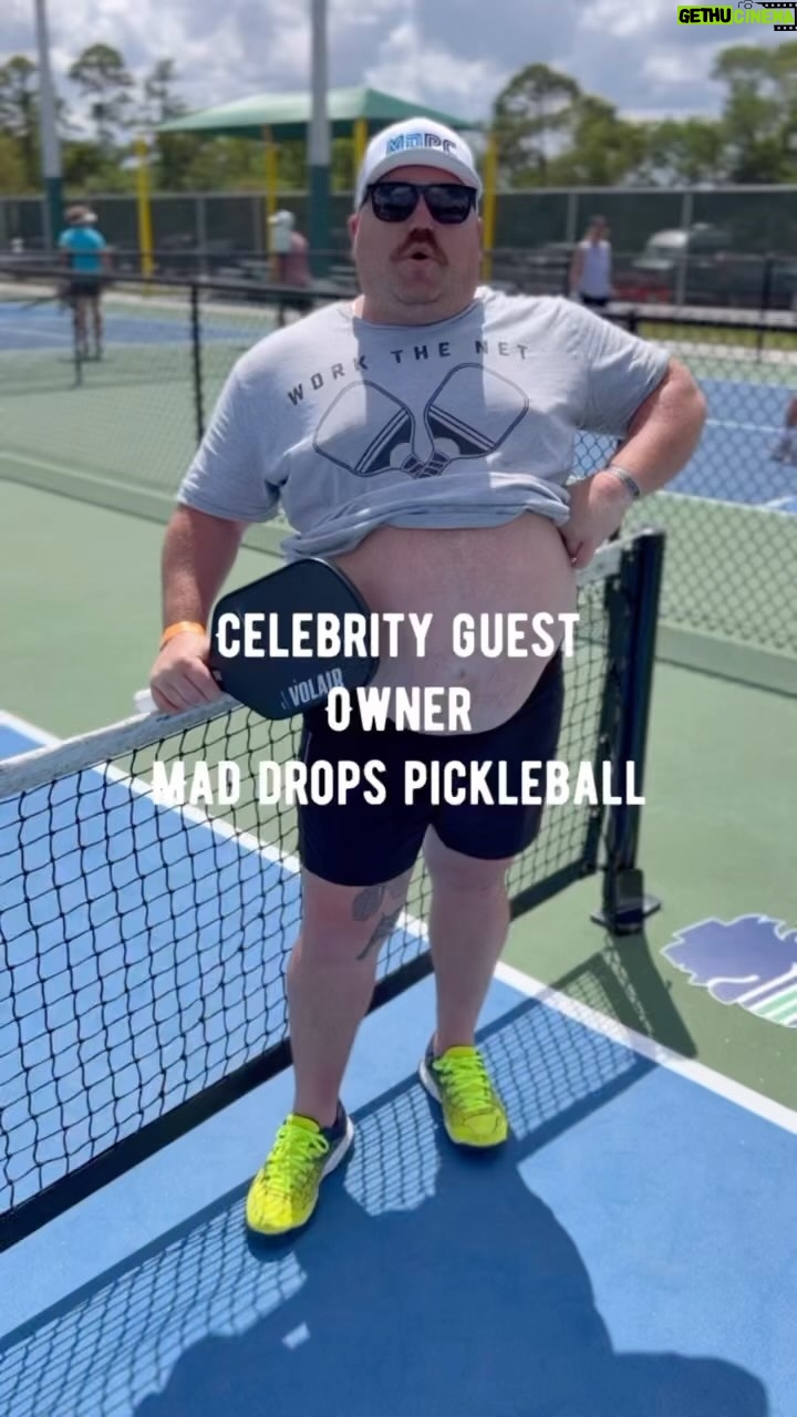 Drew Brees Instagram - Good thing @fit2serve1 was there to step in for @drewbrees and the @maddropspc at the MLP Daytona event! @julianarnold.pb @catherineparenteau.pb @thomaswilson_pb @sicktrx_irina @hunterjohnson_7 #volairpickleball #majorleaguepickleball #maddrops #andiamo