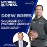 Drew Brees Instagram - @drewbrees, NFL icon and multi-unit franchisee, along with our President and CEO @tonyzaccario, were recently interviewed on the Modrn Business Podcast hosted by @ryanthomashicks — a podcast dedicated to exploring lessons from leaders in franchising and franchise tech. Tune in to hear them discuss how franchises like Stretch Zone offer sustainable business options and opportunities to: ✅ Be a business owner ✅ Build a brand ✅ Gain financial freedom ✅ Connect with community Be sure to listen all the way to the end for a shout-out to @garyvee. Drew would still love to get dinner and talk football, NFTs, and wine. Tap the bio link at @stretchzone to listen to the episode released today!