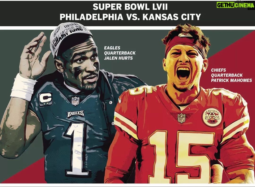 Drew Brees Instagram - Congrats to these two Texas QBs! Phenomenal players and ambassadors for the NFL. Can’t wait for today’s Super Bowl!