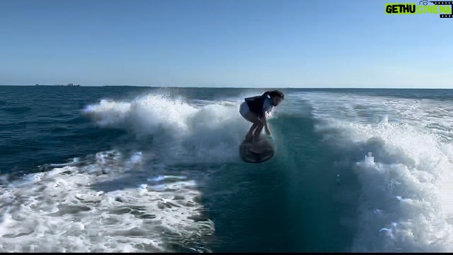 Drew Brees Instagram - Baylen wakesurfing yesterday for only the 2nd time…made a ton of progress!