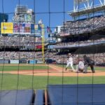 Drew Brees Instagram - Swooped in early to school and surprised the kids with Padres game yesterday afternoon! Perfect day for baseball!