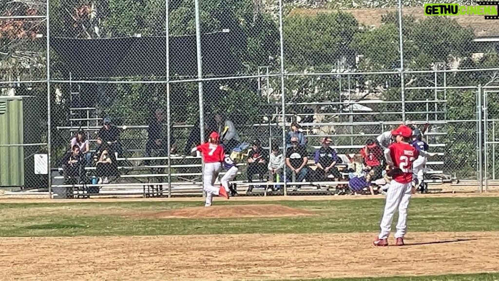 Drew Brees Instagram - Bowen getting a few innings on the mound yesterday. 7 batters…4Ks, 2 ground outs, and 1 fastball right in the middle of a kids back on his second pitch. Kid took it like a champ…jogged to first then stole second the next pitch! Wish I had that one on tape. Good lesson for all youngsters!
