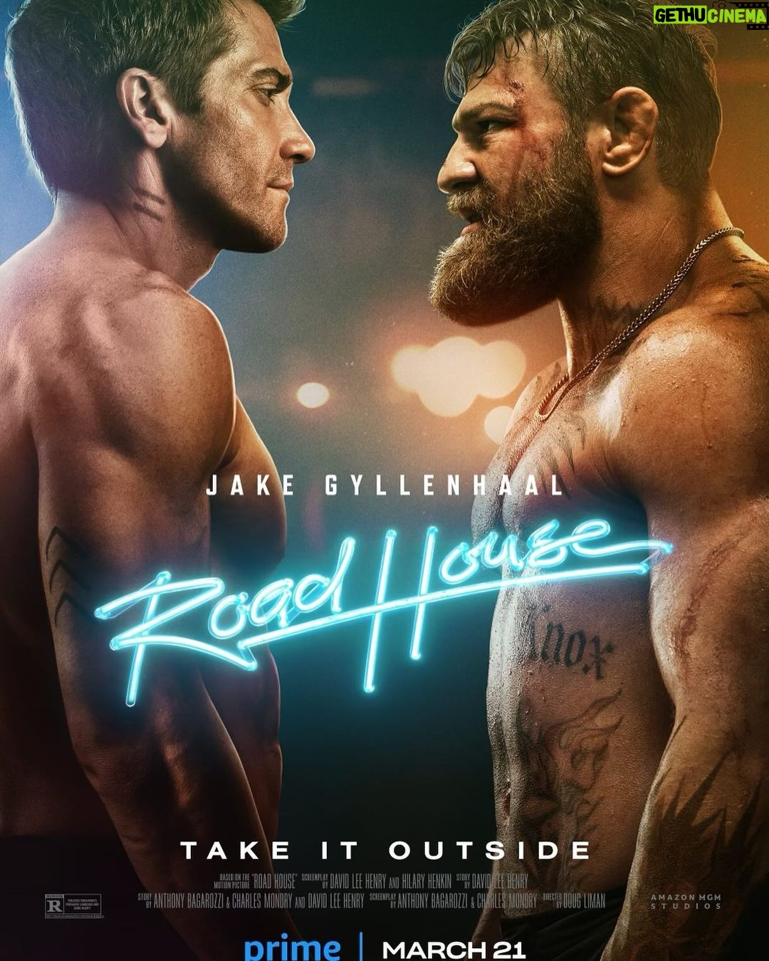 Drew Brees Instagram - Had a chance to preview Connor McGregor and Jake Gyllenhaal on @PrimeVideo, in #RoadHouse and it is action packed. Exclusively available globally on Prime beginning on March 21.
