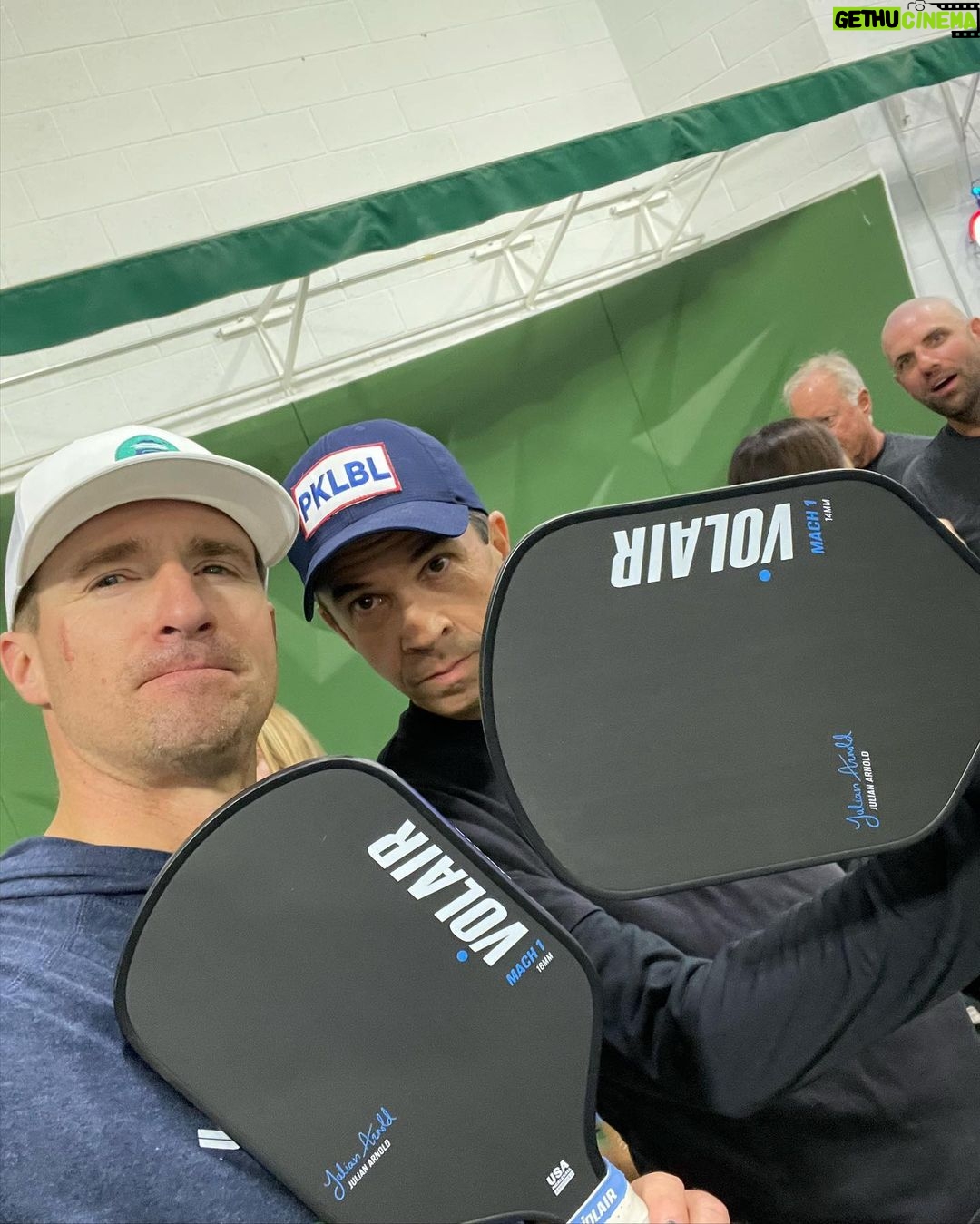 Drew Brees Instagram - Just got after it in AZ at The Kitchen Super Bowl Pro AM @thekitchen.pickleball @mattmanasse We made it to the Finals but met our match there! Thanks to all the pros and our great host!