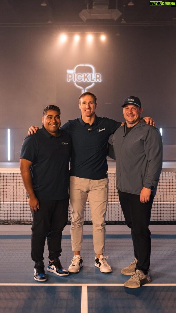 Drew Brees Instagram - Picklr Draft Day — and our new Ambassador Owner is 🤩 Welcome to the team, Drew Brees. 🙌 Drew’s no newbie to the courts. He was once the top-ranked youth tennis player in Texas before becoming a Super Bowl Champion. Since retiring from football, he’s played a major role in bringing pickleball to the masses — something we have a similar passion for. We’re pumped to have him as a Picklr. Stay tuned to see which Picklr clubs Drew will be opening. #drewbrees #draftday #pickleball #thepicklr