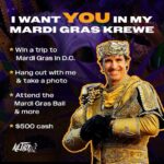 Drew Brees Instagram - Donate now to win a trip to Washington DC for four nights in January to celebrate Washington Mardi Gras with me and the whole state!!! Flights, hotel rooms, tickets to all the events, and so much more. Once in a lifetime experience, with all proceeds going to the Brees Dream Foundation. Enter now at http://AllTroo/brees or click link in the bio!