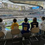 Drew Brees Instagram - Took the boys to the Chargers/Lions game today at Sofi. Gonna be a good one!