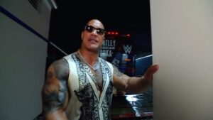 Dwayne Johnson Instagram - LIVE on the air. 

The way the Final Boss commands it.