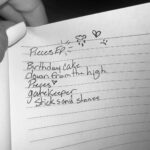 Dylan Conrique Instagram - the Pieces EP track list! this project is so special to me and i’m so happy i get to finally share it with y’all! i’ve been writing music since i was 14 and was always missing a piece in my music. some of these songs i wrote in nashville and let’s just say that’s when i found the missing piece. i am so beyond thankful for the people behind these songs! Pieces out Friday 🤍