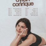 Dylan Conrique Instagram - AHHHHH i’ve been waiting for this moment!!! i am going on TOUR AGAIN!!!! i’m so happy and i can’t wait to sing all of my songs with y’all and have so much fun!! WE ARE ON THE ROAD AGAIN!!! let me know if i’m coming to y’all’s town!!! thank you @spencermusic for having me. ticket link in bio !