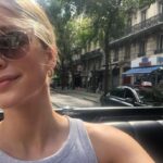 Elizabeth Lail Instagram - Transported back in time thanks to @paris_old_time truly the most magical way to explore Paris. Merci!