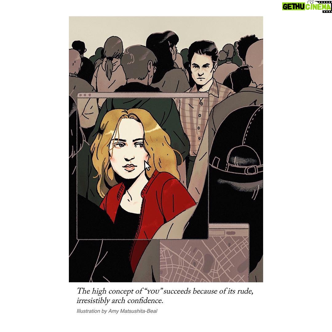 Elizabeth Lail Instagram - @newyorkermag Incredibly cool illustration of #youonlifetime
