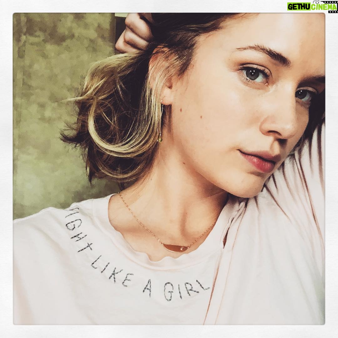 Elizabeth Lail Instagram - Fight like a girl Inspired by the Women standing up, and speaking out
