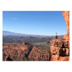 Elizabeth Lail Instagram - Climbed a mountain and I turned around Cathedral Rock
