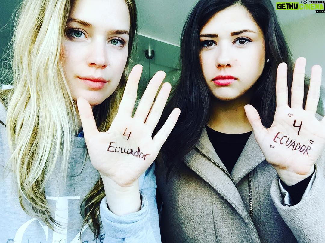 Elizabeth Lail Instagram - Raising our hands for Ecuador www.gofundme.com/letsbuildhope sending light and love Thanks @zeldawilliams I nominate my frozen family @georgettehaig and @scottmfoster