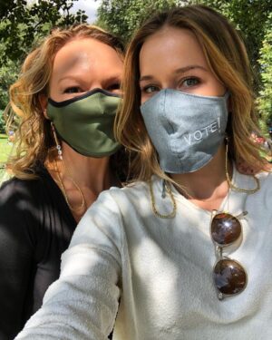 Elizabeth Lail Instagram - Grab a friend, grab a mask, and make plans to VOTE.