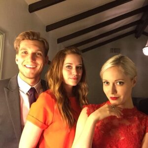 Elizabeth Lail Instagram - Family portrait before #TheMagicCastle It was amazing!