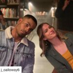 Elizabeth Lail Instagram - #Repost @j_calloway6 can’t wait for you guys to meet Matt and Quinn next week! @countdown ・・・ For a scary movie, we sure had a lot of laughs. Mainly because of @pj_byrne #countdown Oct. 25th 💀