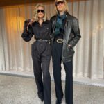 Elsa Hosk Instagram - Mom and dad night out thanks @ysl @vanityfair 💫