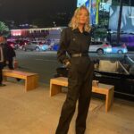 Elsa Hosk Instagram - Mom and dad night out thanks @ysl @vanityfair 💫