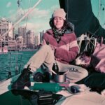 Emily Bett Rickards Instagram - Ophie thinks she’s v casual inching her way closer to get some of @fantasesay good good secret soup LomoChrome Purple 35mm