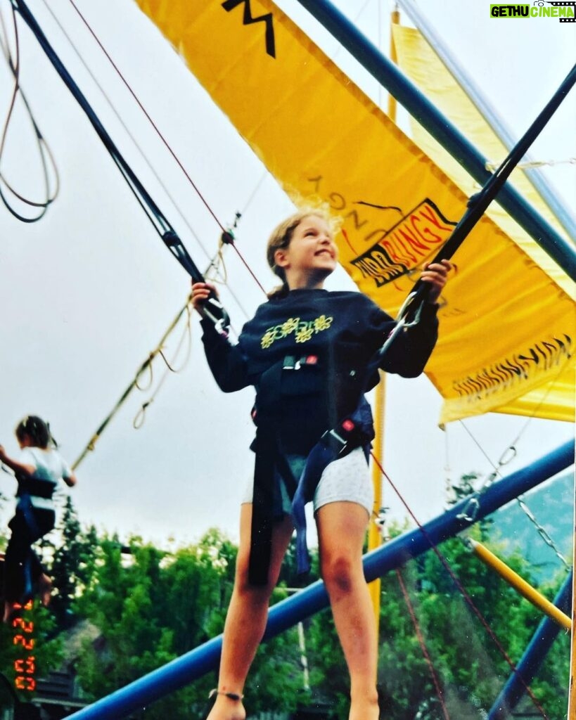 Emily Bett Rickards Instagram - To be this young and brave for life one must continue to celebrate their annual year of survival! Next weekend I turn 31 and baby it’s lookin’ up! I hope I hope I HOPE you join me for my Yoga 🧘‍♀️ Party on Saturday July 23rd @ 10 AM PST. All you have to do is click the link in the bio, register and do a little dance because 100% of donations will go to @itgetsbetter to uplift LGBTQ+ youth much like this trapeze is doing here! This trapeze could be you! We’ll you get the idea. I LOVE YOU see you Saturday!