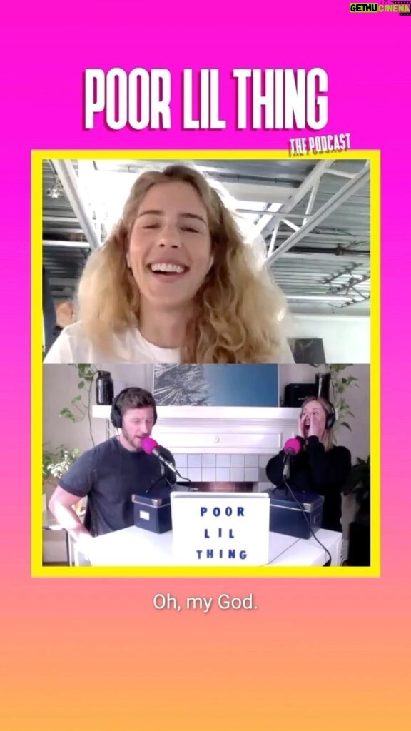 Emily Bett Rickards Instagram - Our guest on PLT this week is 'Arrow' star and just downright amazing person...EMILY BETT RICKARDS! @emilybett ✨ Listen on Apple Music, Spotify, and Amazon Music to find out what the hell she's talking about in this clip! You can also watch the full clip on the Poor Lil Thing patreon page. ❤️ #emilybettrickards #emilybett #arrow #ryanandamyshow #podcast #poorlilthing #cw #cwtheflash #theflash