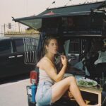 Emily Bett Rickards Instagram - Today I am without words. Thank you so much to everyone who has supported me, raised me and been witness to this life, thank you. As direct as I am able to be, creative expression takes hold in any way you let it… For me it is the elixir of life meaning: I can not be of service to my family without it. @kissxclub is a new elixir for me, but it is a way of expressing my authenticity and therefore I feel vulnerable and inspired. More simply. Thank you. You are my Club. I am so grateful.. And I hope you find a home here. This is real life footage of me working on @kissxclub and eating lunch out of the back of my house/jeep.