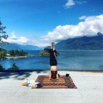 Emily Bett Rickards Instagram - View courtesy of Canada, pool of colour by @pendletonwm , pic par ma mama, and the best yoga tears of surrender gifted by my friend and teacher @allymaz 💫 ... loving this combo. 💘