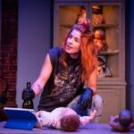 Emily Bett Rickards Instagram - This here is Kelly and I am fortunate to get to bring her to life tonight at the @sohoplayhouse 🤘🏼Zayd Dorhns Reborning is a wild rollercoaster that @loritriolo @paul.piaskowski and I are currently riding. Tonight we officially open!!! 💥 This has been an experience of a lifetime. 👶🖤🧡🖤👶