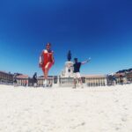 Emily Bett Rickards Instagram - And I’d do it again @jeanluc dare me. #coupleokidsfromsurrey Lisbon, Portugal