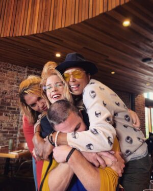 Emily Bett Rickards Instagram - Hide yo kids cause they huggin everybody out there 🥪