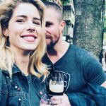 Emily Bett Rickards Instagram - Hope you are enjoying the season 7 premier as much as we enjoy a Guinness on a Sunday anynoon. #ARROW