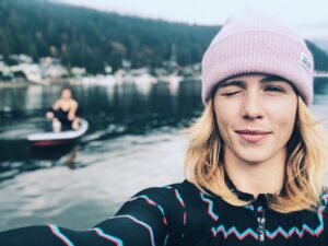 Emily Bett Rickards Instagram - It’s still summer somewhere