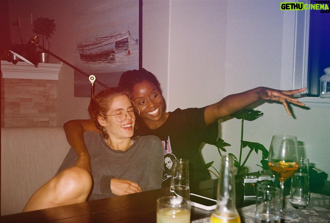 Emily Bett Rickards Instagram - The flare on this film is just a representation of my heart when @minimaldentist has her arms wrapped around me