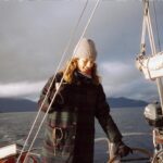 Emily Bett Rickards Instagram – Sailing. in winter.. in Canada…. 🥶