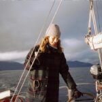 Emily Bett Rickards Instagram - Sailing. in winter.. in Canada…. 🥶