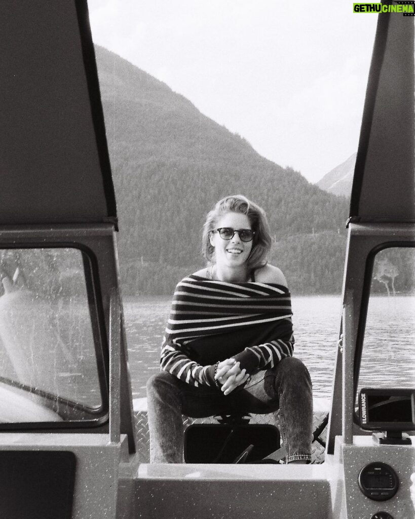 Emily Bett Rickards Instagram - You can still see the rainbow in the black and white! 🌈 Photo courtesy of all the stepdads everywhere who ace a photo every once and a while. Ilford 400 35mm