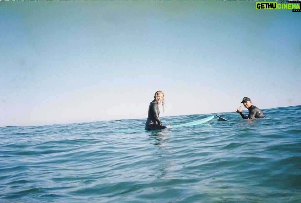 Emily Bett Rickards Instagram - more waves and sunny days in our future pal @petecapella Portra 400 35mm