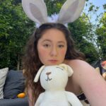 Emma Kenney Instagram - Waiting for the egg hunt to start, already found one fml Los Angeles, California