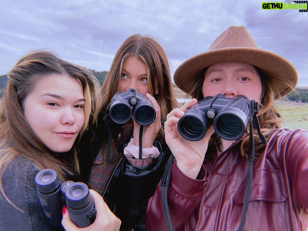 Emma Kenney Instagram - Gone scoping @yellowstonesafari Yellowstone National Park