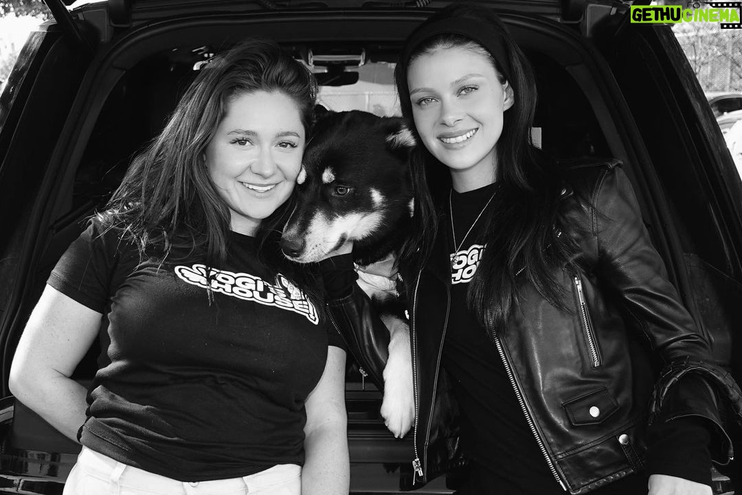 Emma Kenney Instagram - We had our first adoption event for @itsyogishouse yesterday 🐶 🤍 link is in our bios to donate to help us save more dogs from euthanasia 🤍 #adoptdontshop