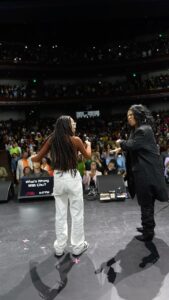 Erica Campbell Instagram - My baby performed with me last night in Evans, GA! Atlanta, you’re in for a treat! See yall tonight! ❤️ 🎥 @matt.wiley_ #ILuhGod #zayacampbell #nationwide