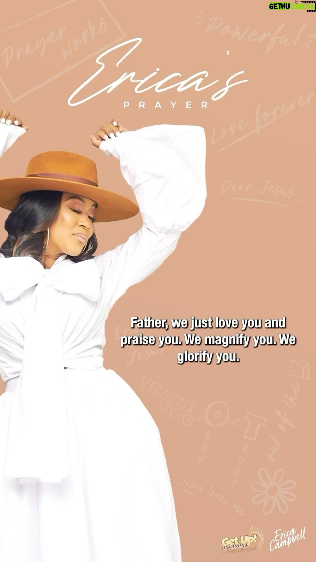 Erica Campbell Instagram - Heal their body in the name of Jesus. Change the doctor’s report, Lord. Let them feel relief right now, Lord. #EricaCampbell #EricasPrayer #GetUpErica