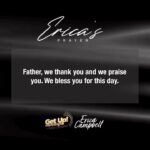 Erica Campbell Instagram - Help us to not be self-centered or self-serving, but to serve others, Lord Jesus. As you fill us and equip us, we’ll never go lacking because we lean and trust, and depend on you. #EricaCampbell #EricasPrayer #GetUpErica