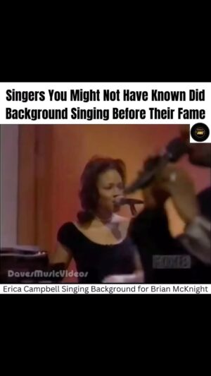 Erica Campbell Instagram - Well look what someone sent me!! this is so cool! I remember this time in my life. I remember asking my pastor Uncle Charles how he felt about it. And he said I feel like there’s something you’re supposed to learn, so go ahead and go on the road. I was the lead singer at my church and back then secular music was still considered “sinful” I was excited and terrified and many of my church folks didn’t understand. I learned so much that was so different from church about the business and about stag!  God kept my mind and my heart while I was out the road. 
RIP to #JulieDelgado who taught me the background singers are not slaves. She was very professional, and a great part of the reason I try my best to treat my BGV as well. They’ve been with me over 10 years by the way!! 
anytime I see Brian McKnight, or Eric Benet, who I also sang, for I always tell them I still remember my background parts!! 
Thanks @oldies_jams for reminding me of #20something Erica❤️ But why do I still look like a church girl with my sway?🤣🤣