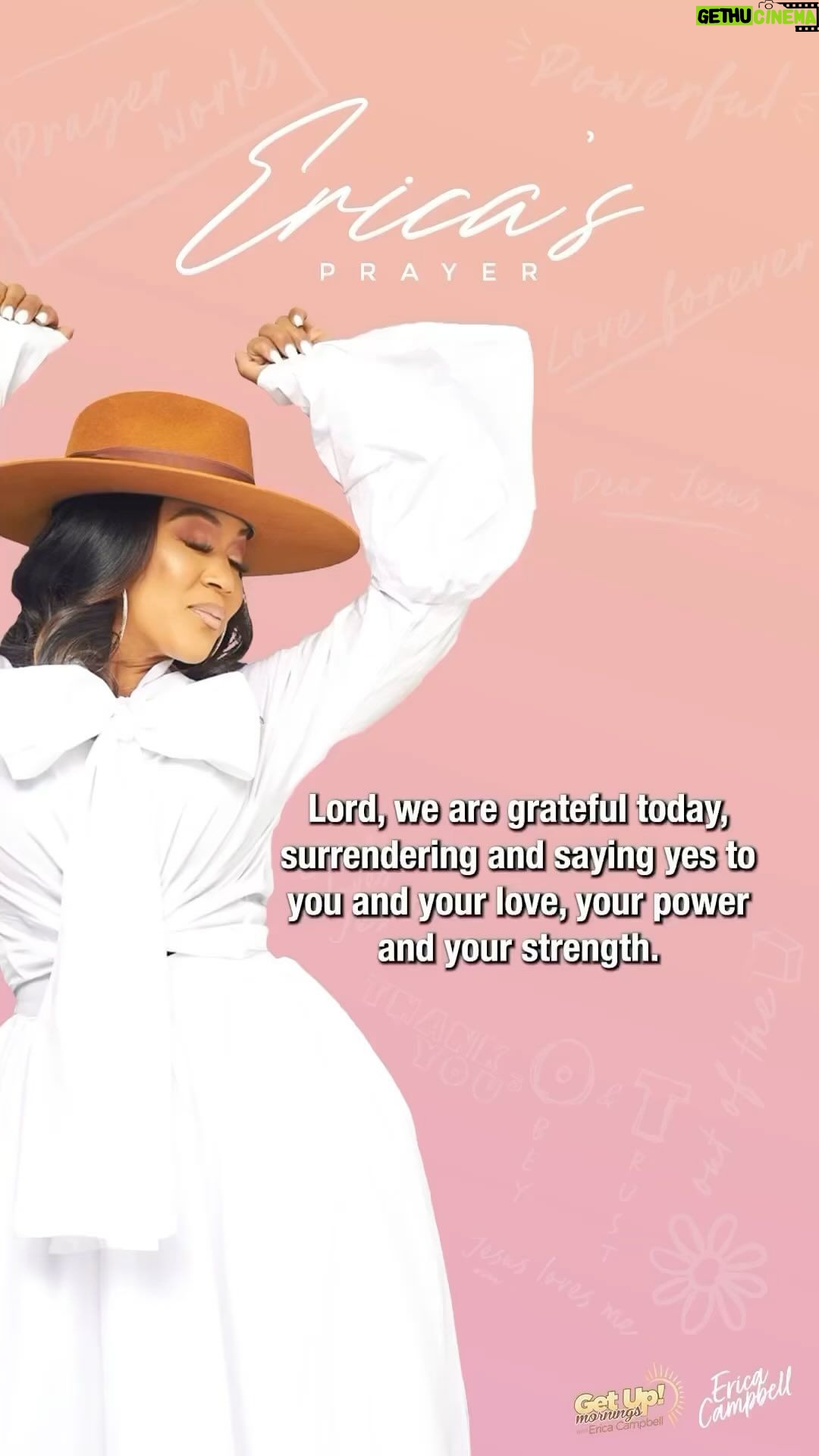 Erica Campbell Instagram - Help us to think like you and act like you and reflections of your goodness. Lord, help us to let our light so shine before the world so they can see what’s good in our life. #EricaCampbell #EricasPrayer #getuperica