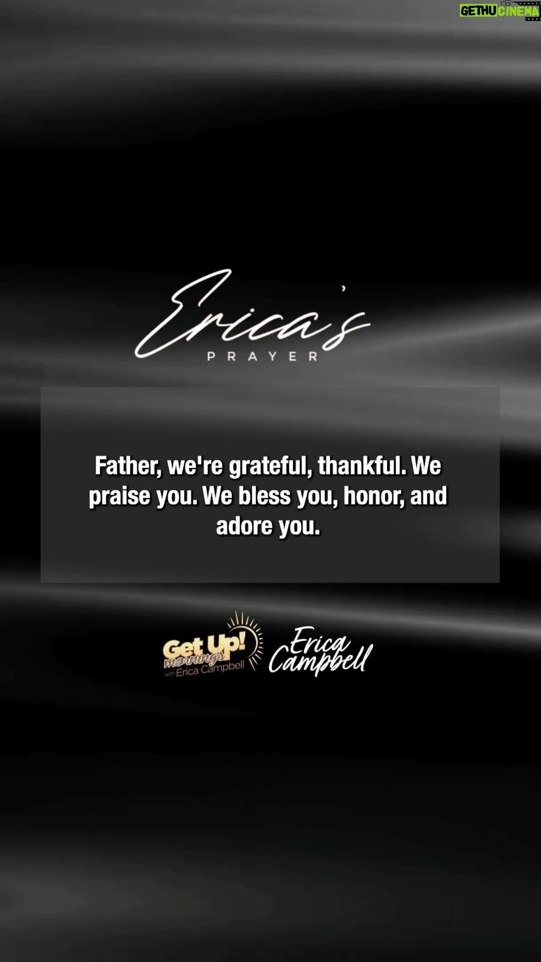 Erica Campbell Instagram - As we walk through the rest of this day, we’ll do it knowing, God, that you are in control, and so we put you in the driver’s seat. Have your way. We rolling with you all day long. Jesus. #EricaCampbell #EricasPrayer #GetUpErica