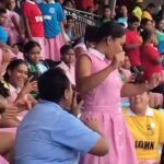 Erica Campbell Instagram - I love the joy and confidence in these two high school kids it's so sweet! I wonder where this is? sometimes one person changes everything… . #crowdcontrol #cheering #friendsday #dancingpartner #stadium #viralvideos #dancer #feelgood #keepsmiling #weekendvibes #bff❤️ #bffgoals #bestfriends #laughteristhebestmedicine