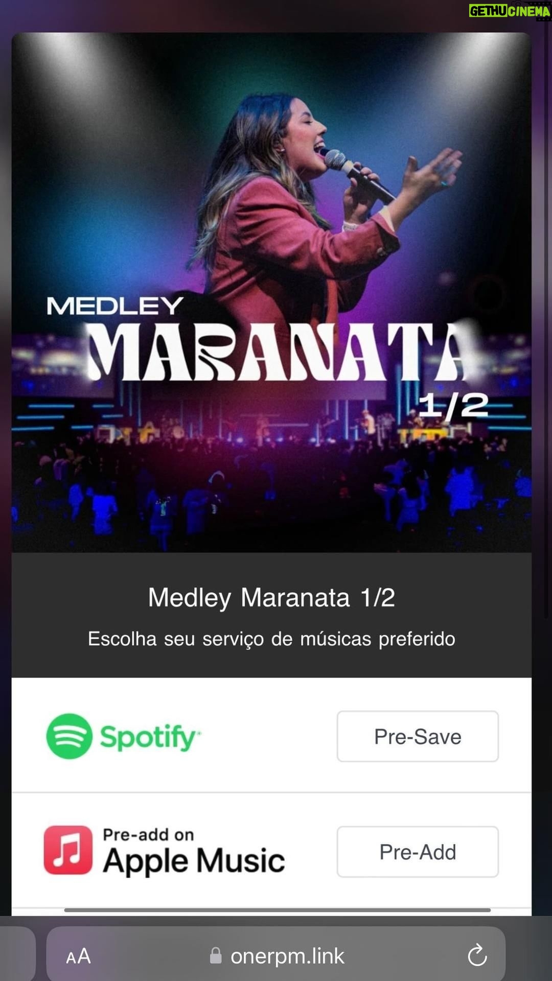 Esther Marcos Instagram - 📌 29/01 Medley MARANATA 1/2 (Pre-Save disponível) SIM VOCÊS NÃO ESTAVAM PREPARADOS PRA ISSO! Dia 29 desse mês teremos um super lançamento, vamos lançar o nosso medley de maranata tão amado quando cantamos ao vivo hahaha São 2 partes! E dia 29 vocês vão conhecer uma e poder ouvir onde e quando quiserem! Então corre pra bio pra fazer o pre save 🚀 ps: e já avisa alguém sobre esse lançamento aqui nos comentários 👇🏻